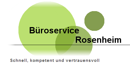 Logo BÃ¼roservice Rosenheim im Responsive Menu